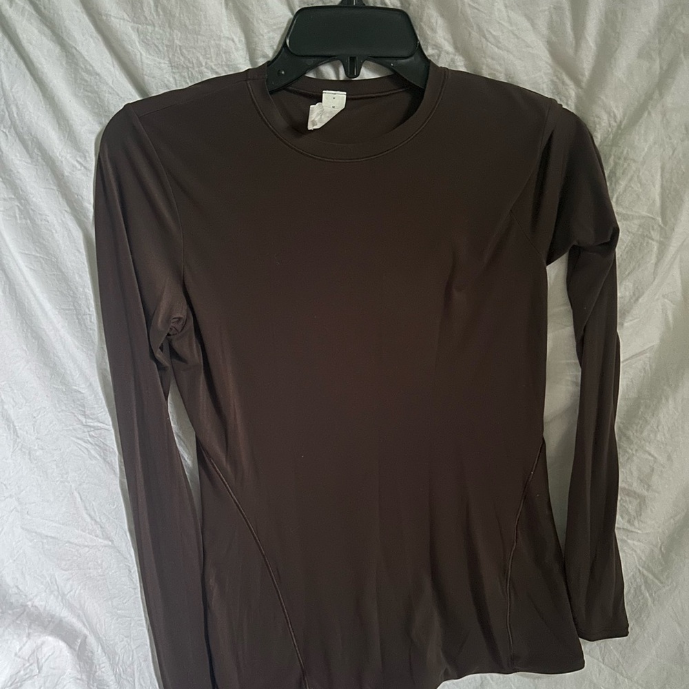 lululemon athletica Dark Brown Long Sleeve Top